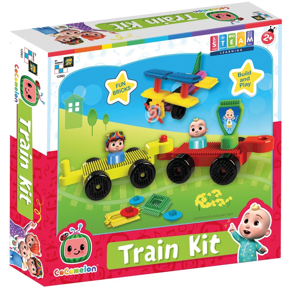 Cocomelon Train Kit Building Blocks - Kidztopia