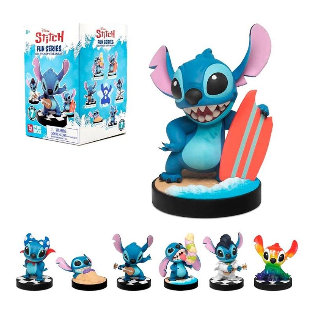 Miniso Série Disney Lilo & Stitch Caixa Surpresa de Miniaturas de Animais para Festa | SHEIN asil