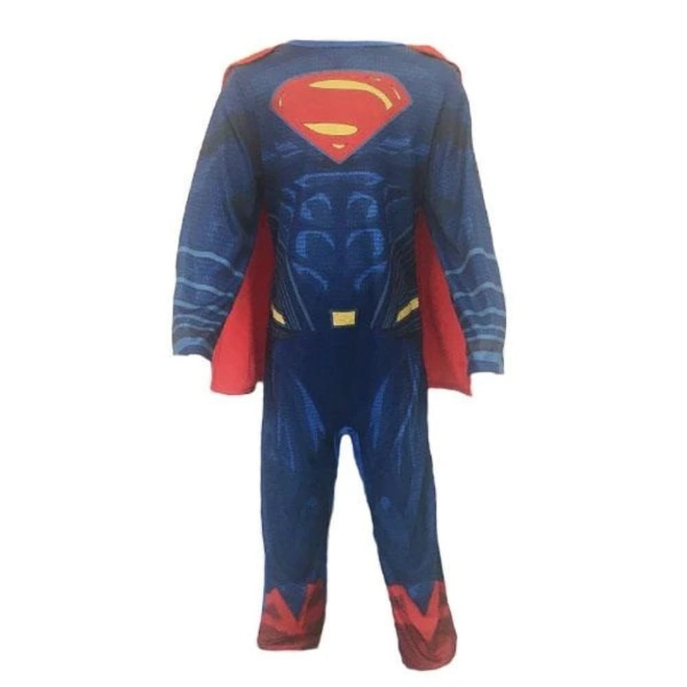 Rubie's Costume Co - Costume da Superman, Blu/Patchwork, Medium (Taglia 8-10) US
