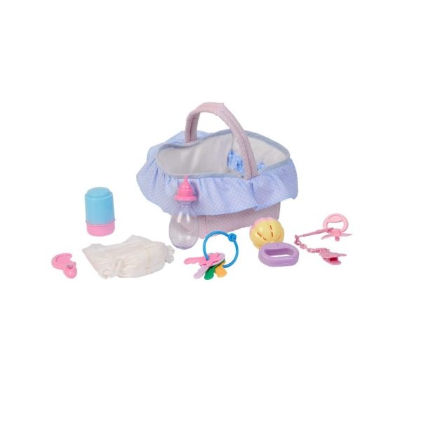 Falca Toilet Basket with Accessories for Dolls 8-piece