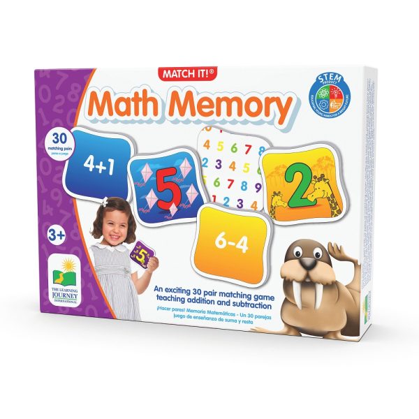 The Learning Journey Match It Mathematics Memory Game