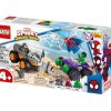 Lego Marvel Spidey and His Amazing Friends Hulk vs. Rhino Truck Showdown Building Kit
