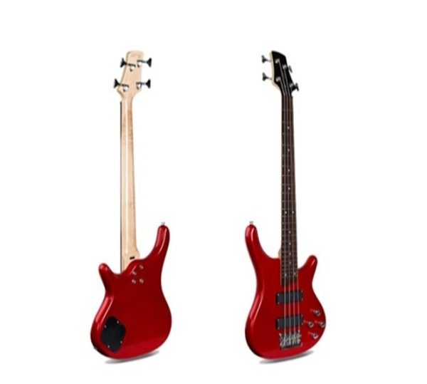 Smiger 4 Strings Electric Bass Guitar Bass, Red - G-B3-4-RD