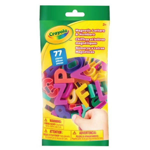 CRAYOLA 77PCS MAGNETIC LETTERS & NUMBERS