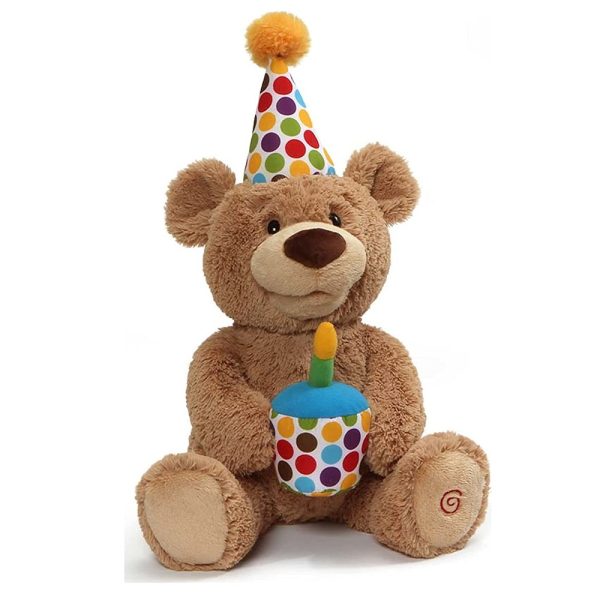 GUND Happy Birthday Teddy 17" Animated