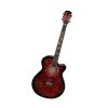 ACOUSTIC GUITAR 40INCH RED-BLUE