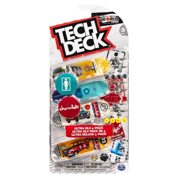 Tech Deck 4-Pack Asst