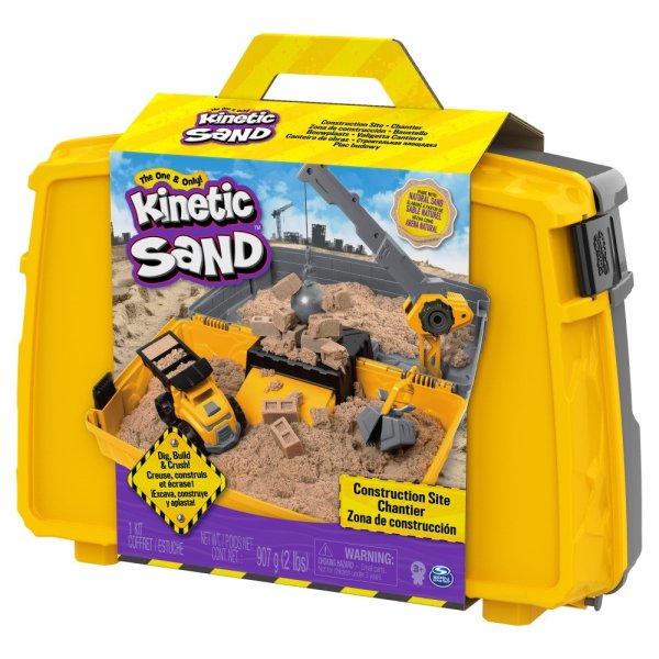 Kinetic Sand Construct Folding Sandbox