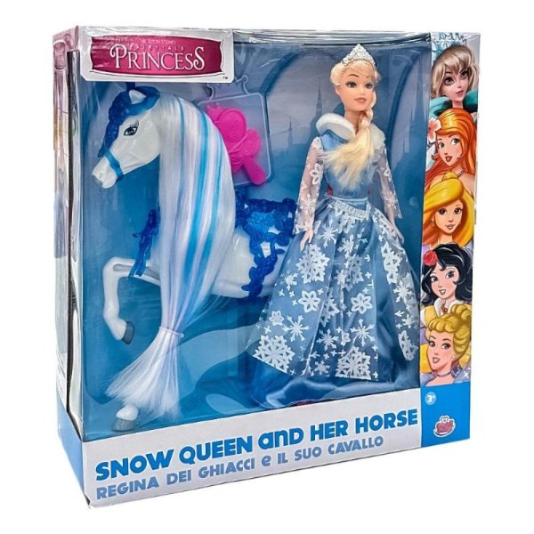 Princess Snow Queen Doll with Horse