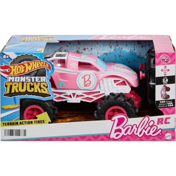 Hot Wheels R/C MT 1:24 Barbie Monster Truck