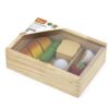 Viga Toys- Wooden Breakfast Food Cutting Set