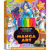 KALEIDOSCOPE NEON COLOURING KIT MANGAART