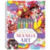 Kaleidoscope Colouring Kit: Manga Art