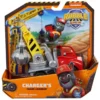 Rubble & Crew - Crane Construction Vehicle (Basic Vehicle) with Charger Figure, Rotating & Extendable Boom, Authentic Toy from TV Series, for Children from 3 Years