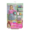 Barbie Teacher Doll, Blonde, with 10 Teaching Accessories, Including Spinning Globe and a Laptop That Opens and Closes, Gift for 3 to 7 Year Olds