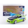 Jada Mitsubishi Toys Fast & Furious Diecast Brian's Eclipse Vehicle 1:24 Scale - Green