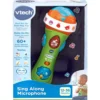 VTech Sing Along Microphone for Kids | Toddler Toy Microphone with Amplified Voice Effect and Animal Sounds