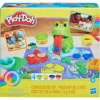 Play-Doh Frog n Colors Starter Set, 4 Cans x 28 g, Preschool Toys for Kids 3+ Year Old, for Boys and Girls, Blue, Green, Red and Yellow Modelling Compound, Kid's Arts & Crafts Gift Idea