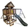 DOLPHIN PLAYGROUND MARSEILLE WOODEN GYMSET(L 550 cm x W 487.5 cm x H 306.2 cm)