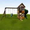 DOLPHIN PLAYGROUND MAPLETON WOODEN GYMSET Product Dimensions: (L 5.08 m x W 2.14 m x H 3 m)