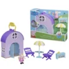 Peppa Pig Peppa's Club Peppa's Ice Cream Shop Preschool Playset Toy, Includes 1 Figure, 4 Accessories, Carry Handle, for Ages 3 and Up