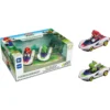 Pull & SPEED I Carrera | Mario Kart - P-Wing Twin Pack I Wind-Up Car Racing Car I Pull and Speed Car with Pull-Back Motor I For Boys and Girls from 6 Years & Adults I Racing Track